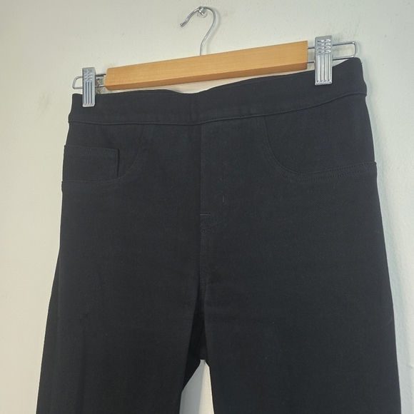 Spanx Jean-ish Ankle Leggings in Black Pull on style 4 way stretch skinny - Picture 6 of 14
